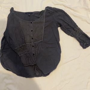 Blue/grey American Eagle blouse